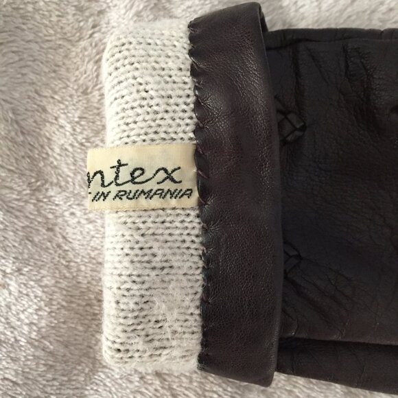 Brown Leather gloves sz S - Picture 9 of 9